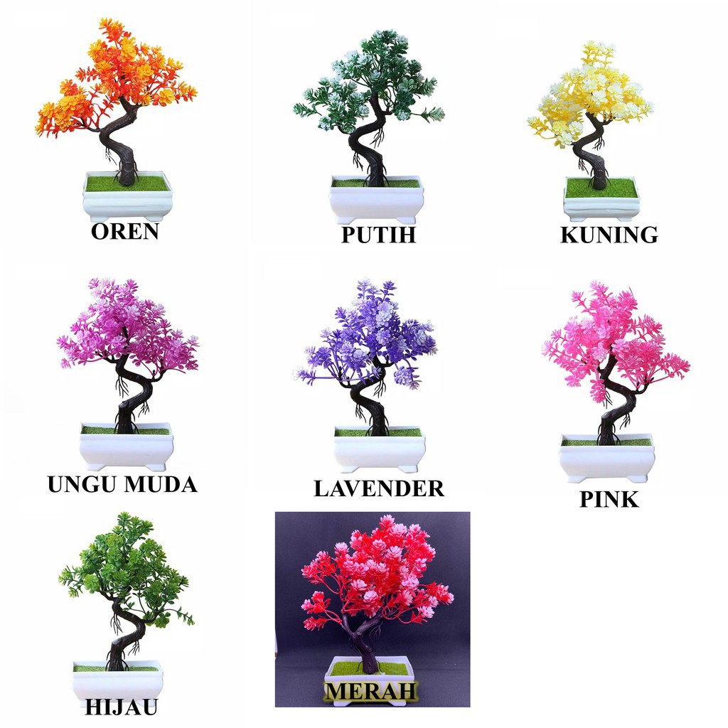 Murah Impor!! Pot Bonsai Tanaman Bunga Pajangan / Dekorasi Rumah / Tanaman Hias Plastik Ornamen