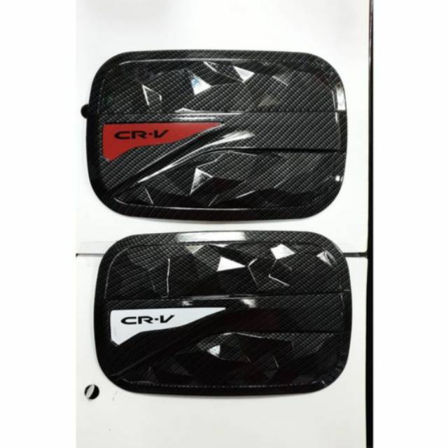 Tank cover/ tutup tangki mobil Honda CRV turbo carbon