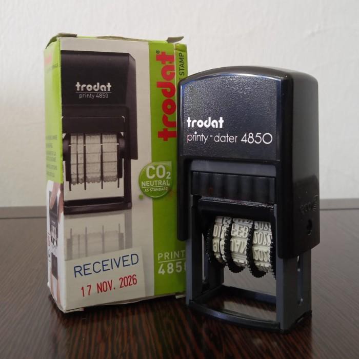 

Stempel Tanggal + LUNAS Trodat 4850 Printy Dater 4850 Peralatan Alat Tulis Kantor ATK