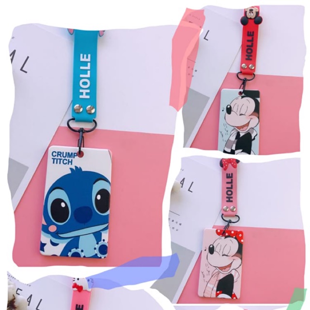 

Tempat Kartu Unik / ID Card Holder Motif Kartun Imut For Kartu MRT