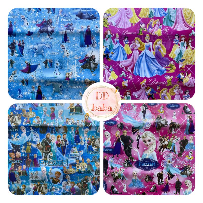 

KERTAS KADO GLOSSY MOTIF ANAK ANAK PEREMPUAN FROZEN PRINCES