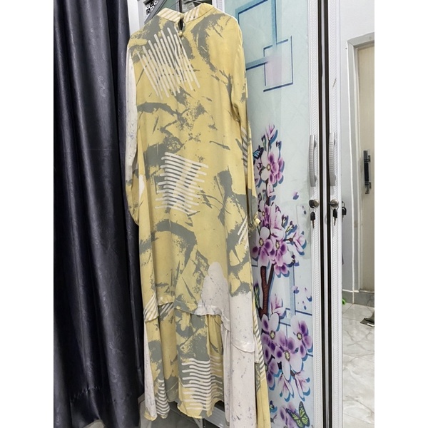 SOLD. dian pelangi dress preloved gamis