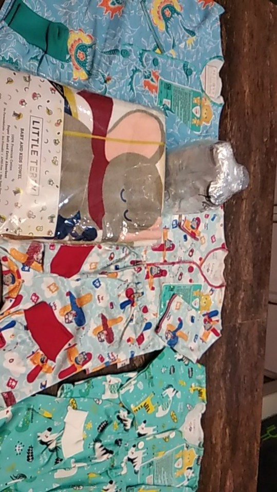 3pcs Libby [ Panjang ] Batik Boy Series [ 2 ] - New Born - Kancing Depan .