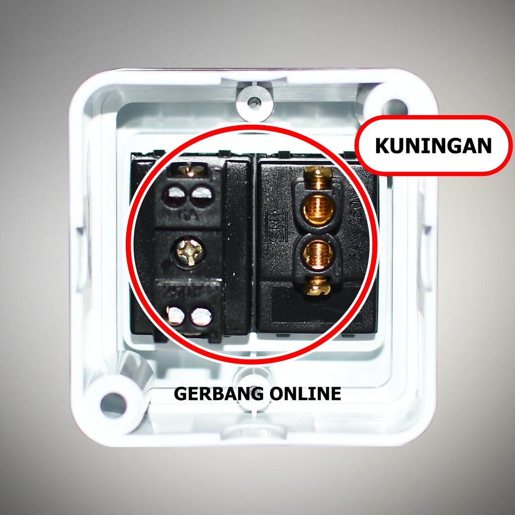 Stop Kontak Saklar Engkel Outbow Single VISICOM VS 903 OB VS-903-OB VS903OB