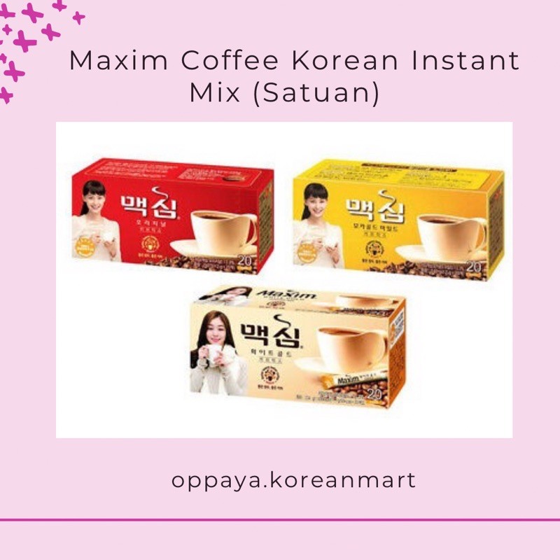 

Maxim Coffee Korean Instant Mix (Harga Satuan)