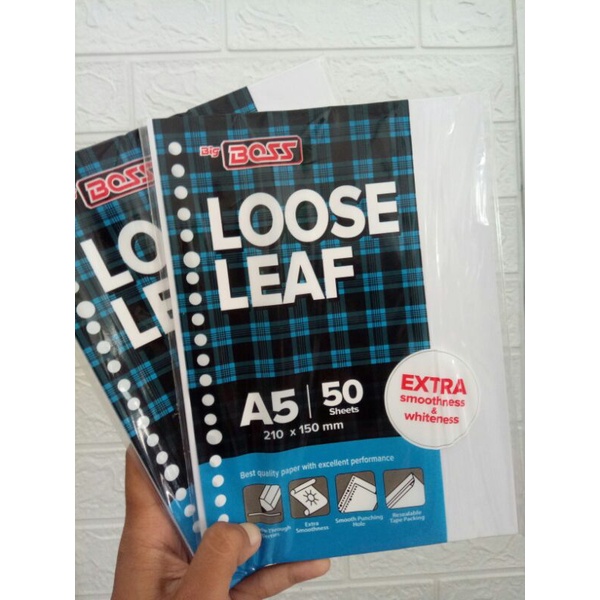 

Loose Leaf BIG BOSS A5 50 lembar