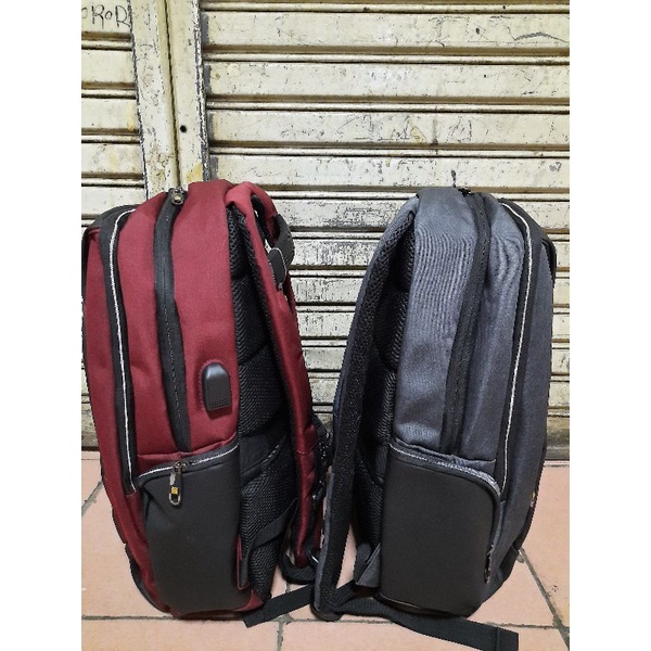 tas ransel president original 1855 1856 usb port