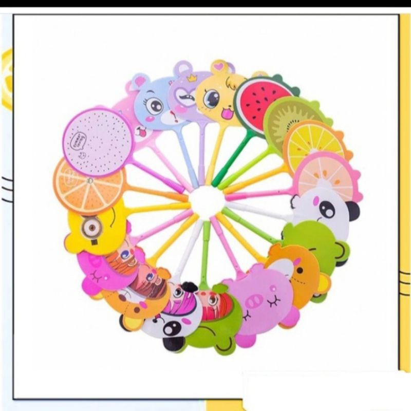 

Bolpoin Pena Kipas Karakter Lucu Animal Buah Pulpen Bolpen