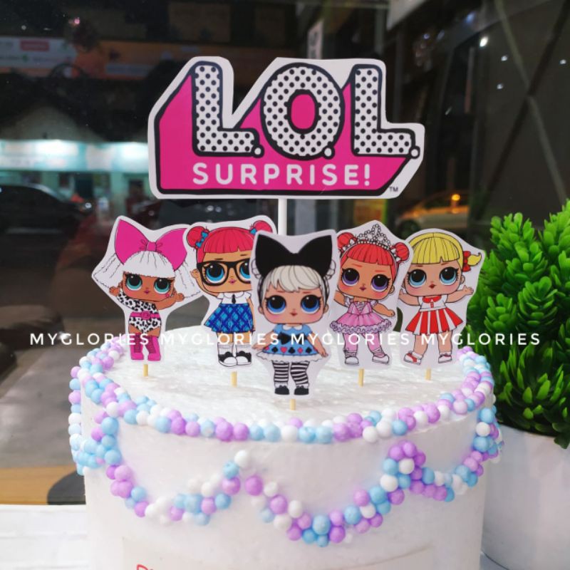 Topper Cake LOL BIG Hiasan Kue Ulang Tahun