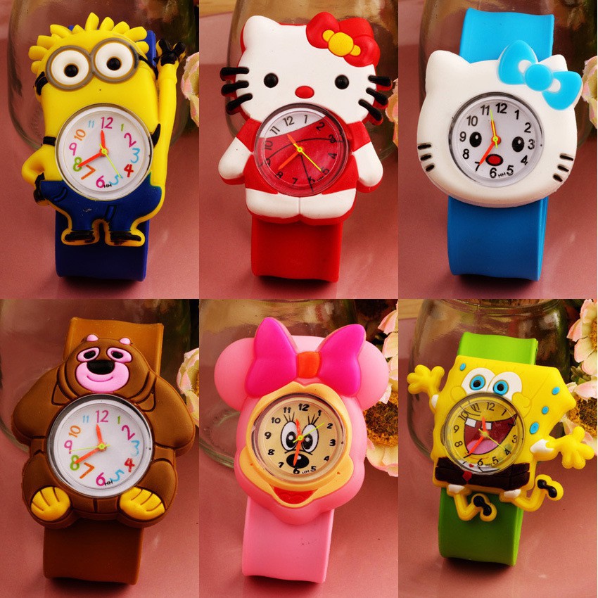 [BESTMART]  Jam Tangan anak Motif Kartun / Jam tangan elektronik untuk anak motif kartun-3