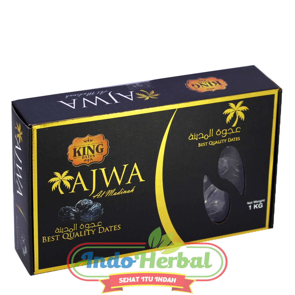 Kurma Dates KING AJWA 1kg | KING AJWA Al Madinah | Kurma KING AJWA 1kg