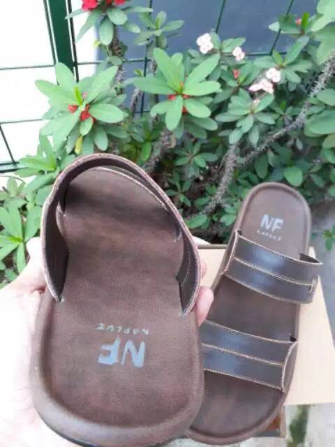 Sendal pria kulit asli Garut terbaru 2018 CASUAL sandal murah