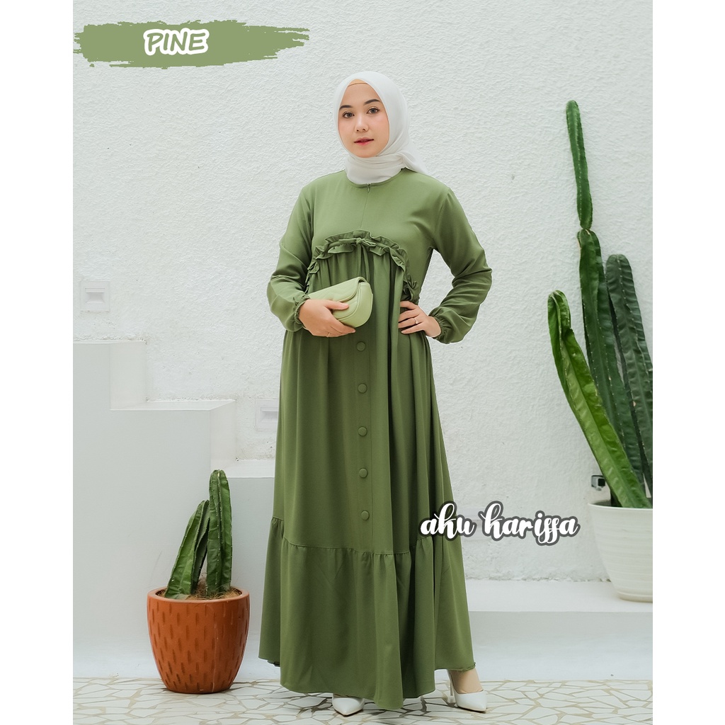 Rasmia Dress Aku Karissa - Gamis Polos Terbaru Akukarissa