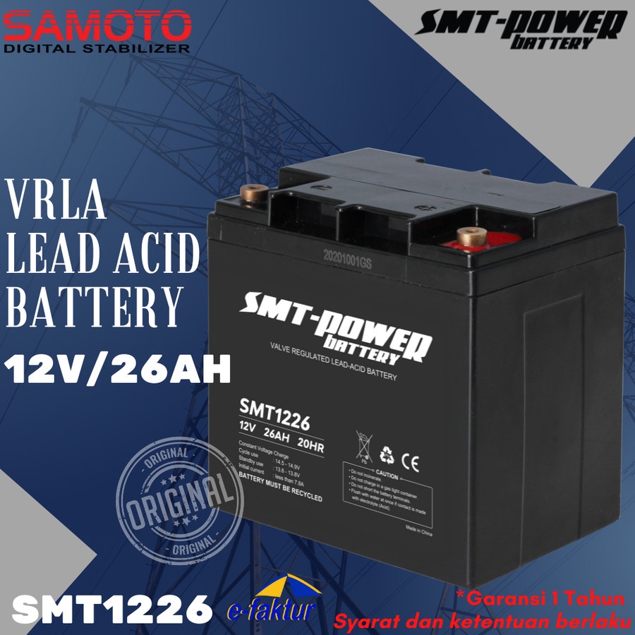 BATTERY UPS / AKI KERING / BATERAI VRLA SMT 12V 26AH