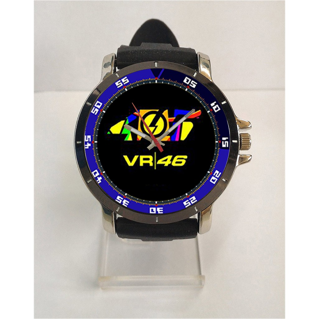 Jam Tangan Rubber Custom Pria dan Wanita VR 46 Termurah