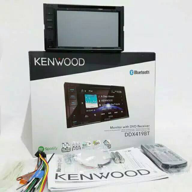 Paket 2in1 Doubledin Kenwood 419 + Frame Terios Rush - Headunit Rush Terios Audio Mobil DVD