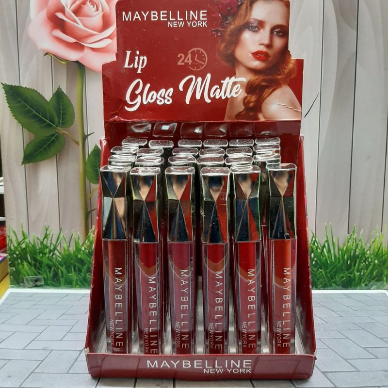 LIPGLOSS MAYBELLINE MATTE  NO:H/S1002 (12PCS)