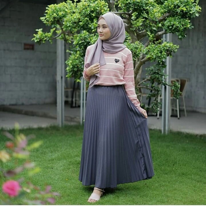 PELANGI RAINBOW MERAH KUNING HIJAU ROK BAWAHAN MURAH WQT/ Rok plisket Payung import premium /rok