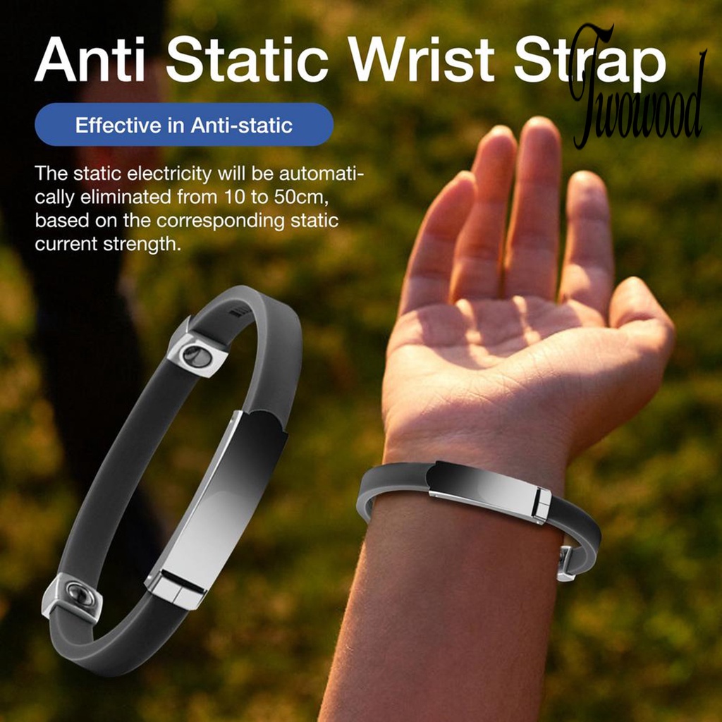 Twowood Gelang Tangan Anti Statis Adjustable Portable Universal Untuk Musim Dingin