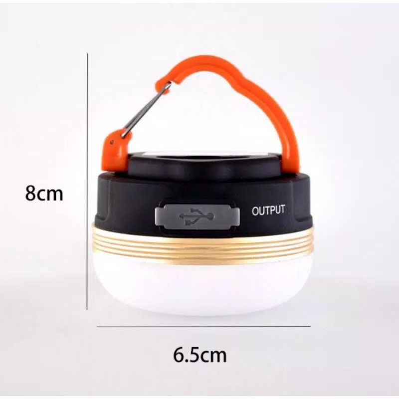 Lampu Tenda Charge Camping Lantern LED USB