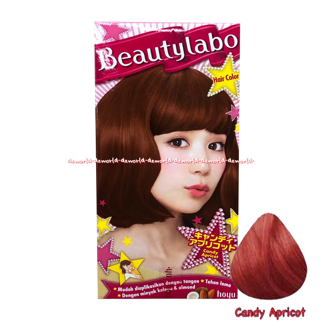 Beauty Labo Candy Apricot Red Pink Hoyu Cat Rambut Merah Beautylabo