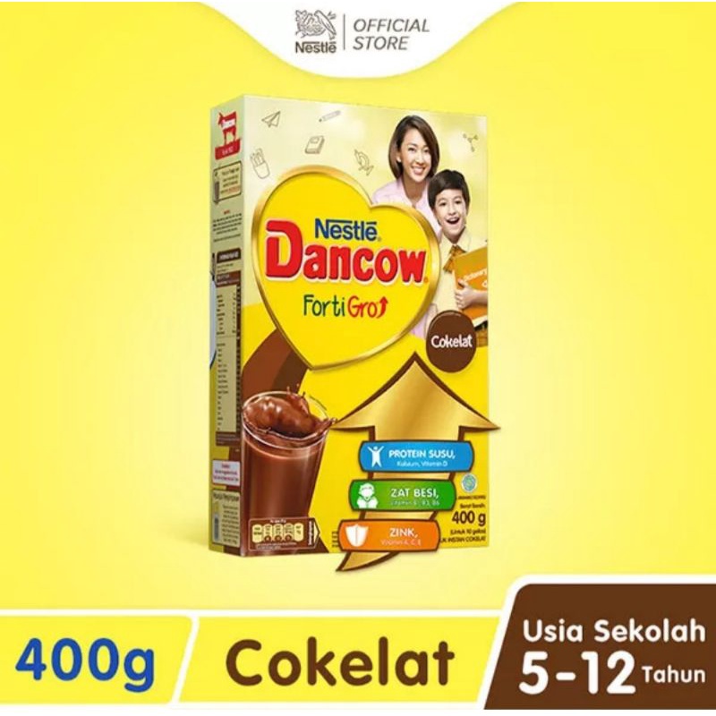 

DANCOW Fortigro Susu Coklat Box 400gr