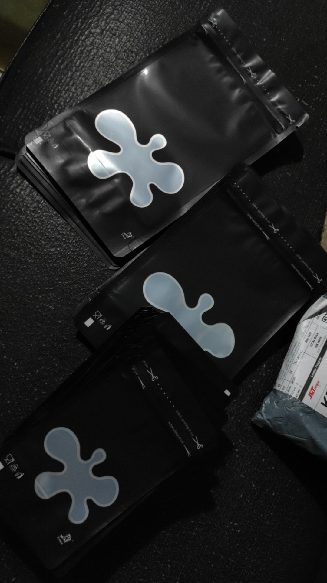 Window Bag Standing Pouch Hitam Doff Matte Black Kemasan Jendela Packaging Zip Kantong Premium Kpack