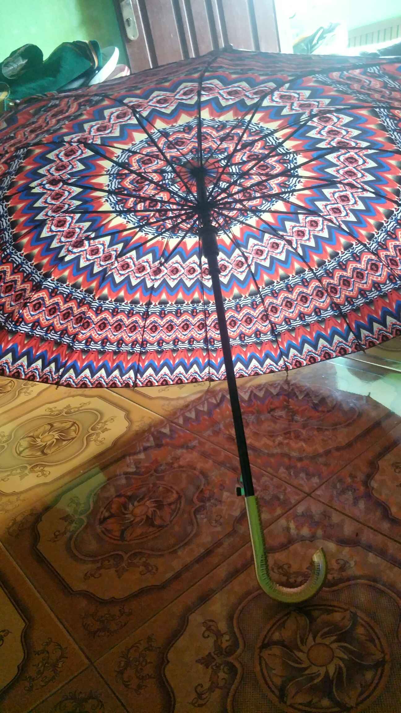 Payung Nagoya 16 Jari Ng062 Motif Kembang / Ng063 Motif Gedung