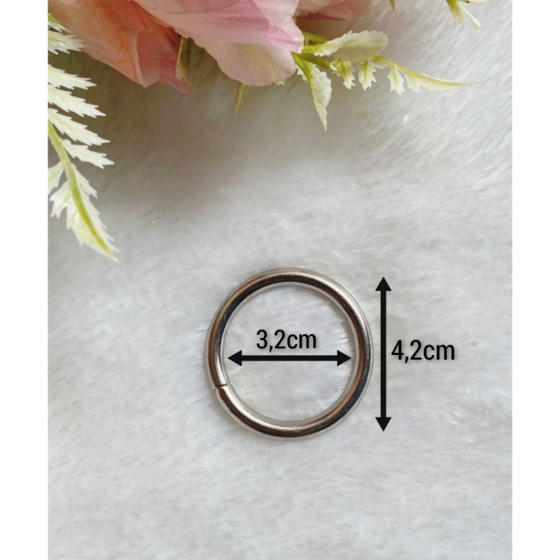 Ring bulat uk 3,2cm ( 12pcs)