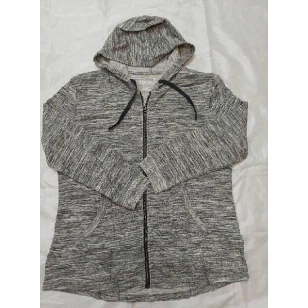 Produk Terbaru Jaket Hoodie Merk Hanes Original - Grey, S