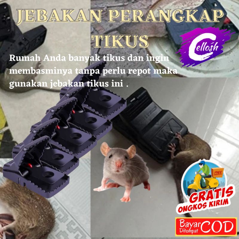 Perangkap Tikus Jebakan Tikus  Black Mouse Sensitive Trap