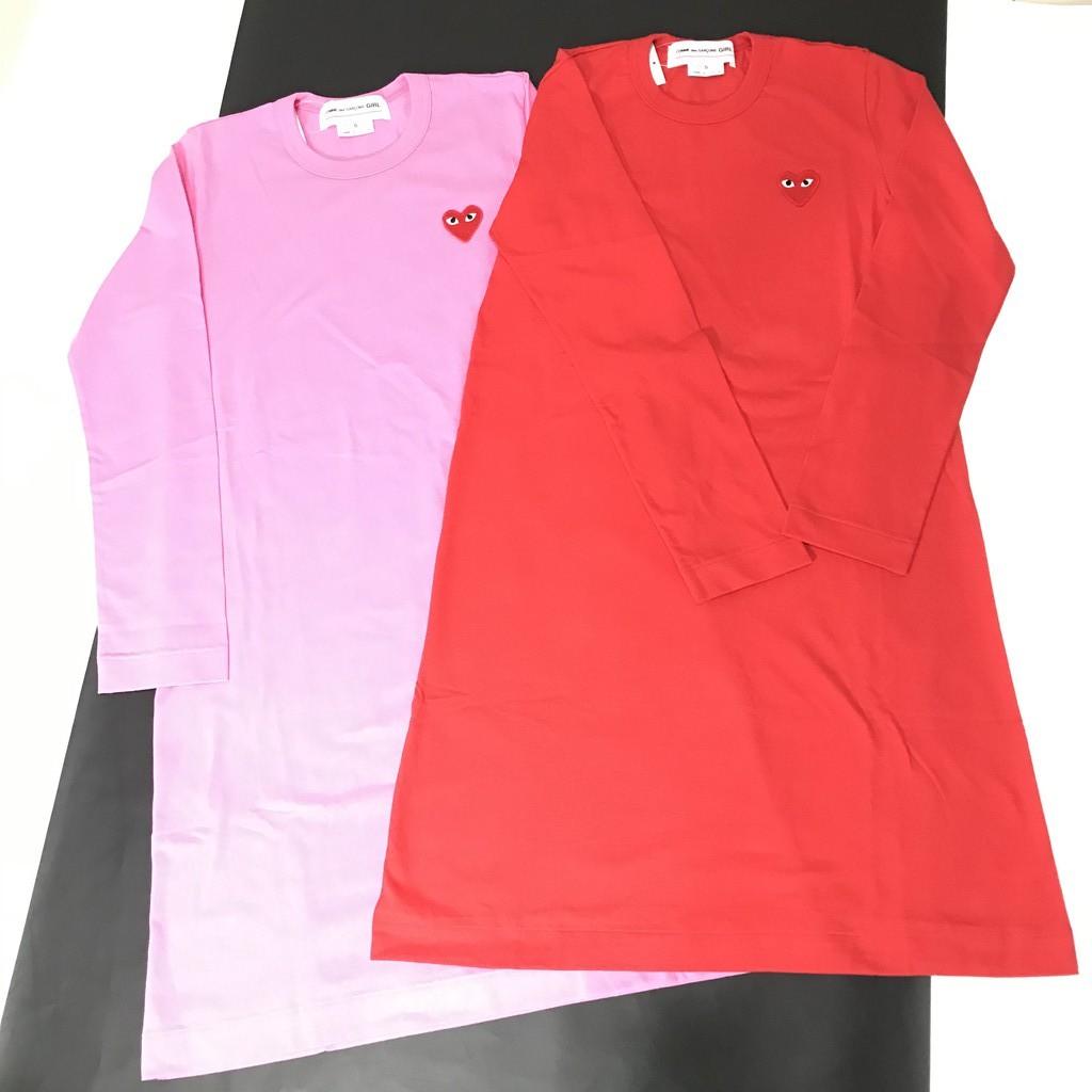 Comme Des Garcons GIRL x PLAY Limited One Piece Dress 100% Original