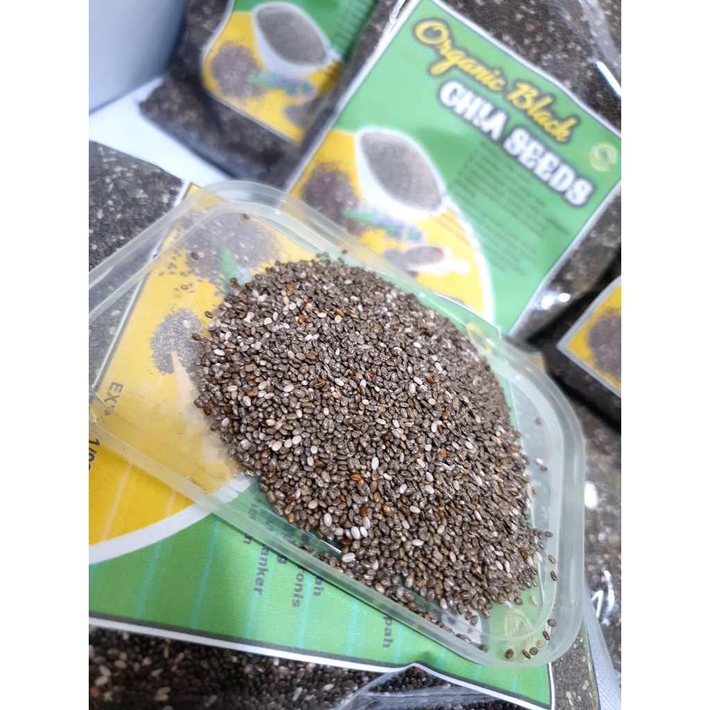 

Organic Chia Seed 1 KG Biji chia Seeds Biji Chiaseeds Biji Chiaseed Natural Organik Premium