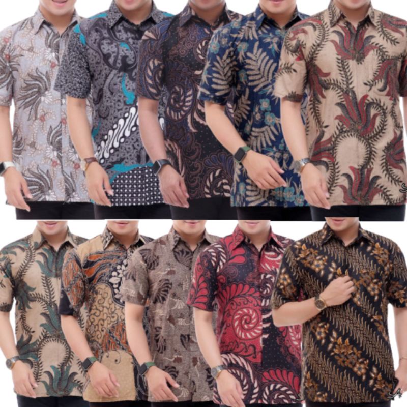 NEW ARRIVAL DISTRO BATIK PRIA SOGAN HRB026 BATIKAF NOTOARTO BATIK IPNU-IPPNU HEM PRIA