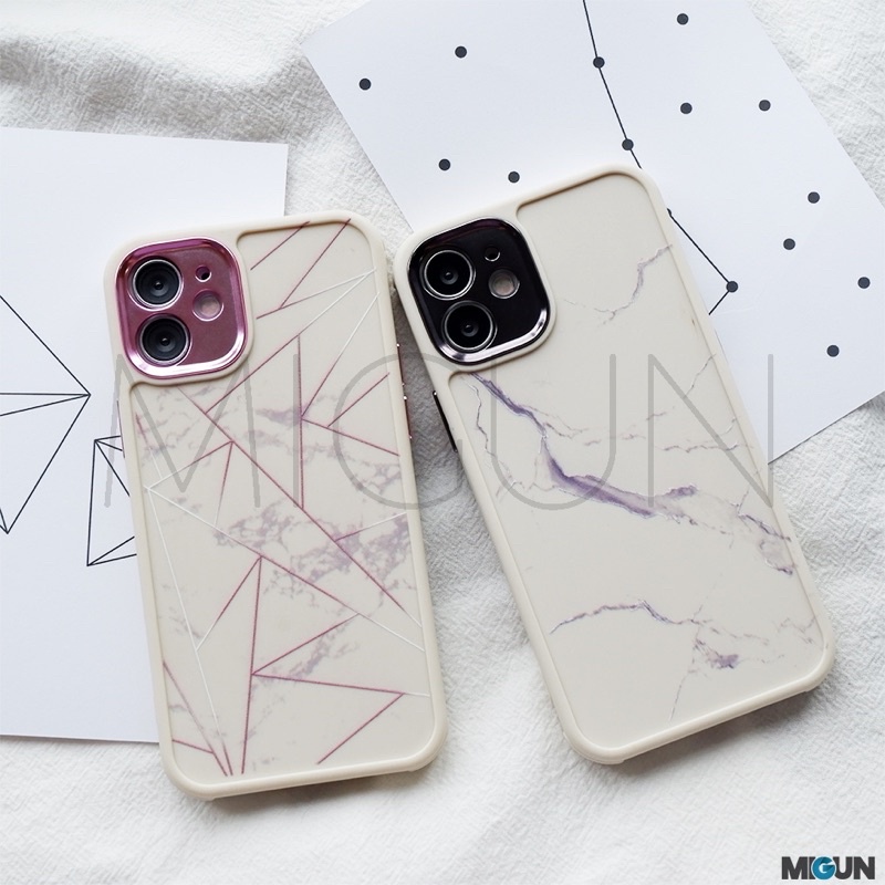 New! ELECTRO MARBLE - Softcase Fullcover - For IPHONE 6 7 8 6+ 7+ 8+ X XR XSMAX 11 12 MINI PRO MAX