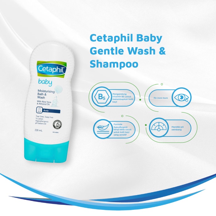 CETAPHIL BABY WASH &amp; SHAMPOO CALENDULA 230ML -NJ