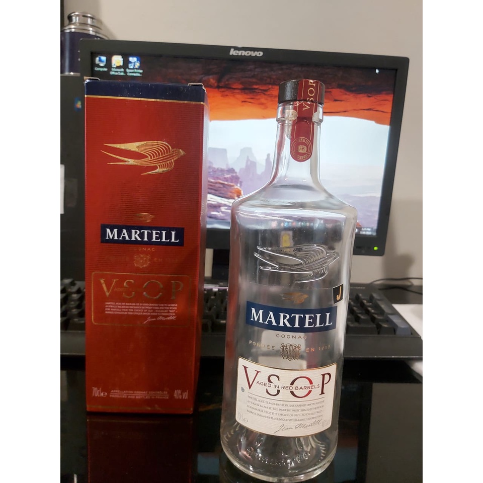 Botol Bekas Miras Martell vsop