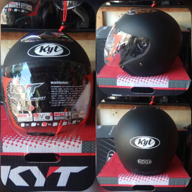 Jual Helm kyt jet solid original 100 Shopee Indonesia