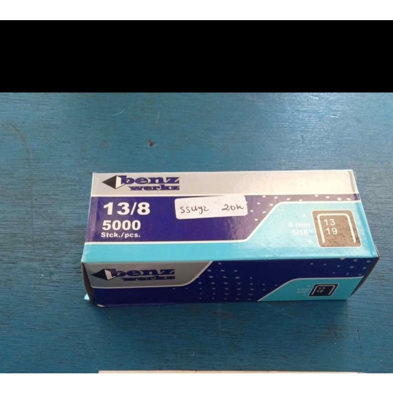 

Isi Staples Tembak Pneumatic 13/8 5000 pcs