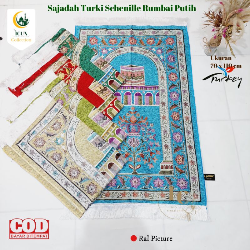 Sajadah Turki Katun Tebal Ukuran Besar Motif Terbaru