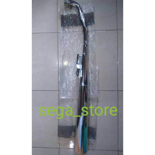 Knalpot honda supra x 100 cc / supra xx ori original AHM 18350-KEV-880