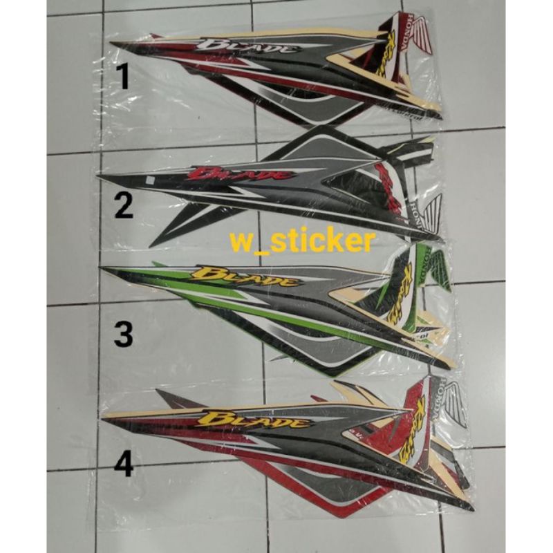 setriping Honda Blade new 2011/2012