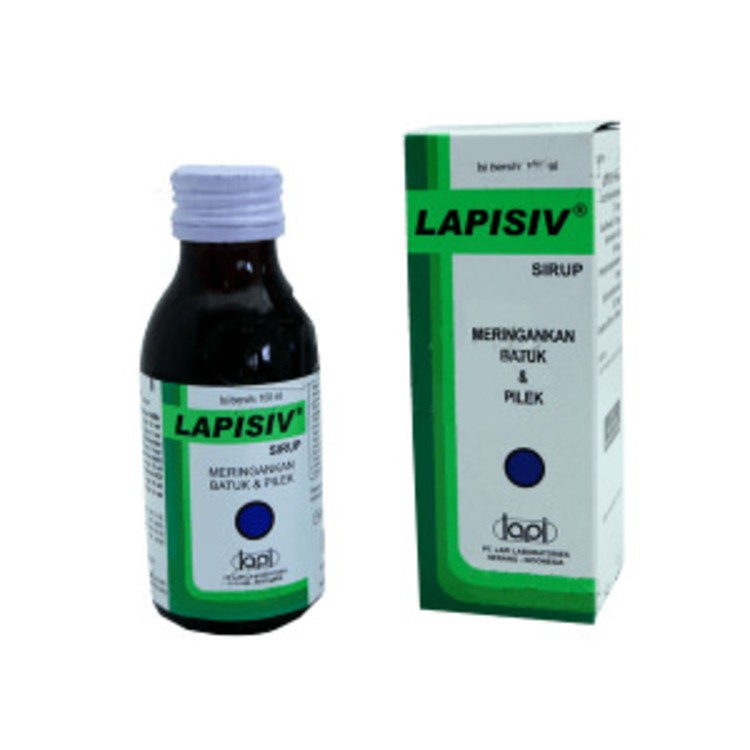 LAPISIV SYRUP 100 ML - Obat Batuk Pilek Flu Anak Sirup