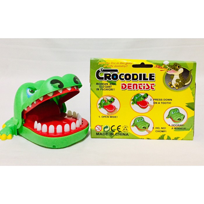Mainan Anak Prank Crocodiles Jebakan Buaya Gigit