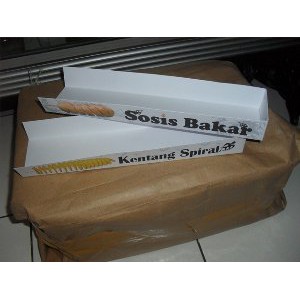 

Dus kemasan kentang spiral Dus sosis bakar edisi grosir