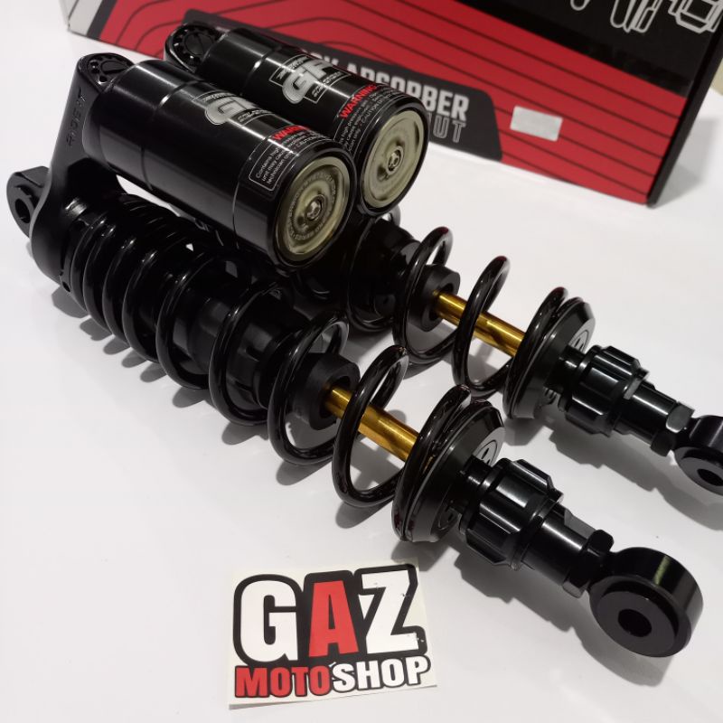 Shock Tabung Ride IT GP 280mm 320mm 340mm 360mm Black As Gold skok belakang GP Series Hitam Gold Series