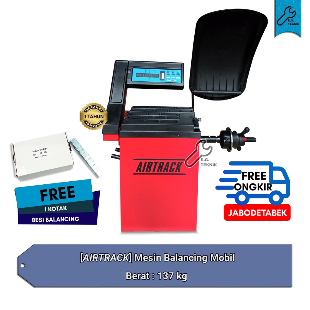 Airtrack Mesin Balancing Mobil