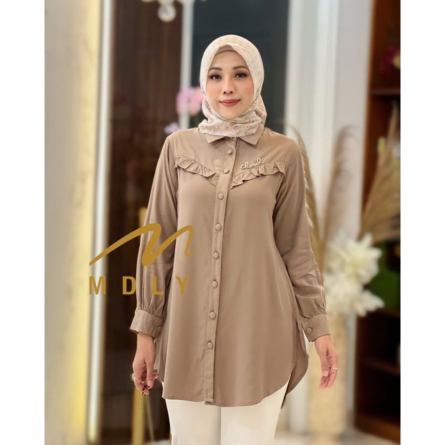 Kemeja Atasan Wanita Terbaru Yeon Blouse By Mdly 3125