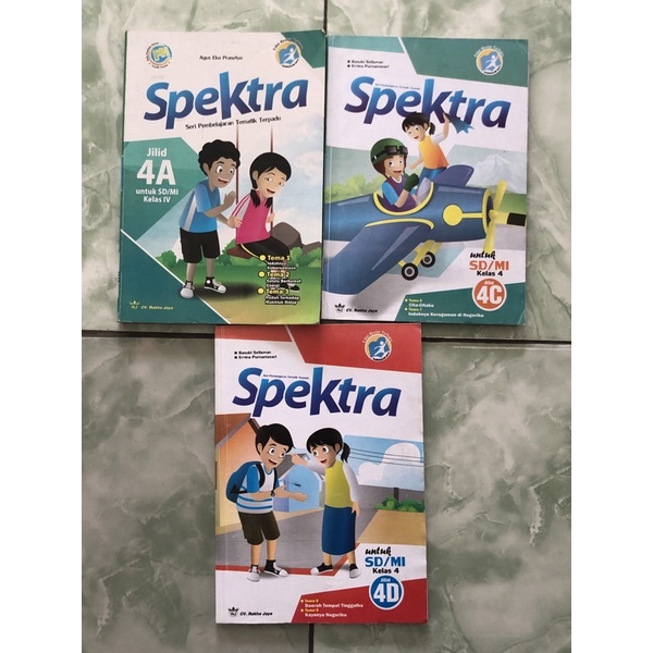 PRELOVED BUKU SPEKTRA 4A,4C,4D