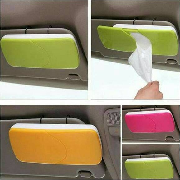 TEMPAT TISU/BOX TISU MOBIL MODEL SLIDING Di Sun Visor